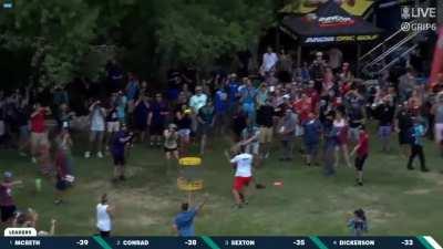 Disc Golf Champ moment