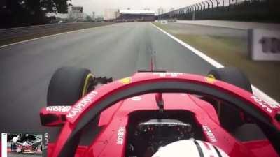 Formula 1 driver Sebastian Vettel has something loose