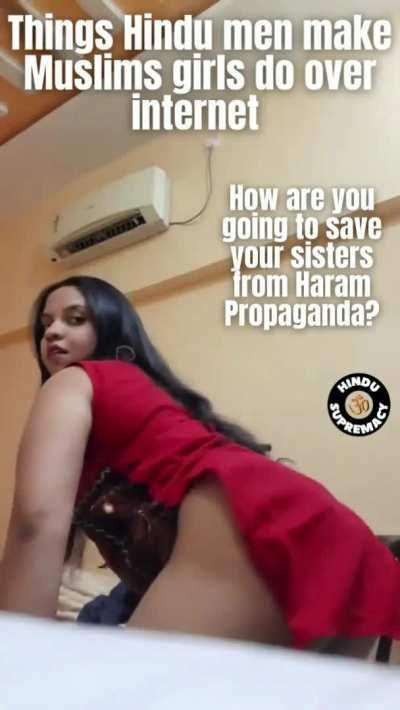 How are you going to save your little sisters from falling for Haram Propaganda?!