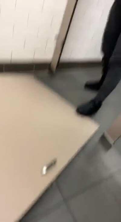 WCGW While Taking a Poop in Public