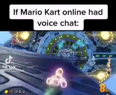 Imagine Mario Kart Wii