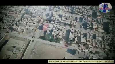 Compilation of car bomb attacks on Iraqi military (Mosul, Iraq, 2017)