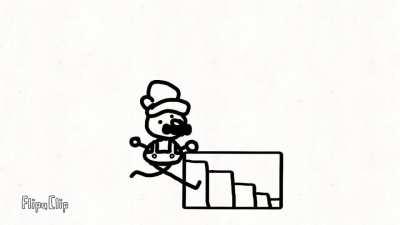 (OP) MARIO FALLS DOWN STAIRS AND DIES