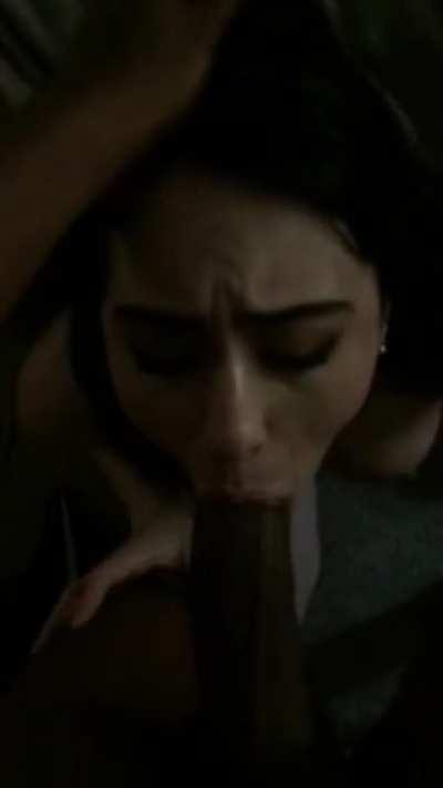 She never sucked a cock this big