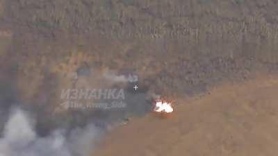 Russian Strike on Ukrainian HIMARS