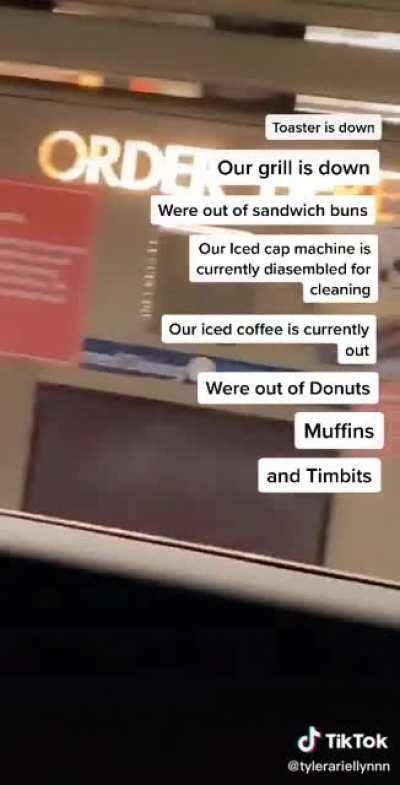 This Tim Hortons is struggling