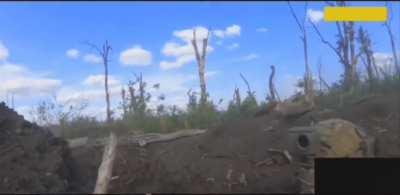 Two British Volunteers in Ukraine, one gets wasted while clearing a trench.