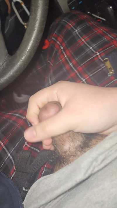 Masturbating in the car