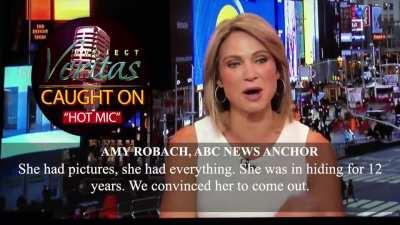 Three years ago, ABC's Amy Robach was caught on hot mic explaining what she had on Jeffrey Epstein and how the network did everything to not air the story.