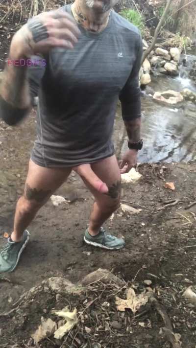 I always end up jerking off on my runs. (50)