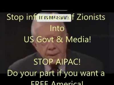 Former American President Carter warns Americans about AIPAC