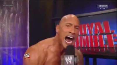 The Rock cut one hell of a babyface promo minutes before his WWE Championship match vs CM Punk at Royal Rumble 2013