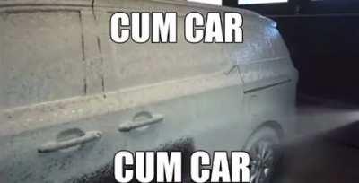 😳cum car😏