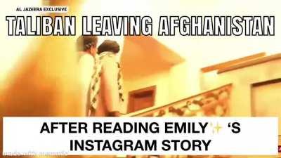 Emily libfard🤢🤮 Saved Afghanistan!👌😹😋