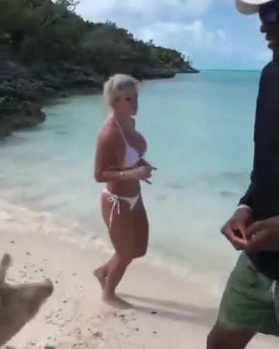 HMC while I get porked on the beach