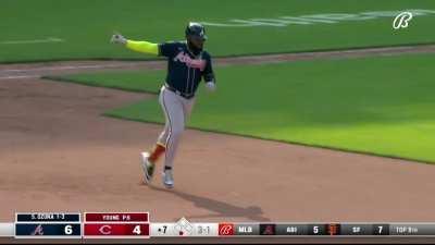 Braves: Marcell Ozuna, Ron Washington Hand Dance again