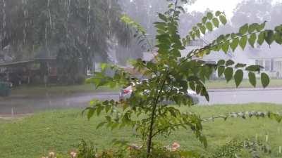 Who doesn't love watching the rain from their front porch?