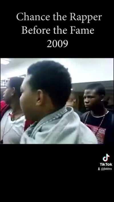 Chance the Rapper before the fame circa 2009. Thats me in the back playing percussion.