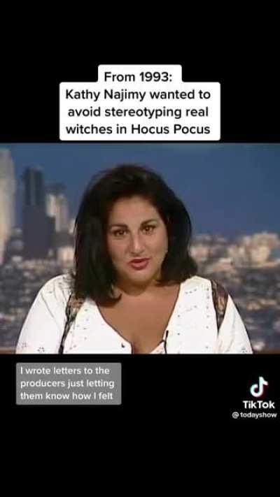 From 1993: Kathy Najimy wanted to avoid stereotyping real witches in Hocus Pocus