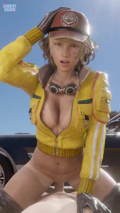 Cindy riding (LazyProcrastinator, Volkor) [Final Fantasy]