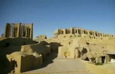 In Nashtifan, Iran , some of the oldest windmills in the world still spin. They have been milling grain for flour for an estimated 1,000 years.