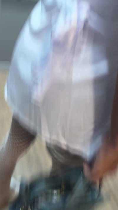 Halloween upskirt, I didn’t wear my panties for much longer 