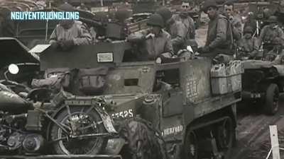 Color Footage from D-Day and the Battle of Normandy.