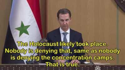 Comrade Bashar Al Assad drops some truth bombs about WW2 and the nazi origins of NATO.