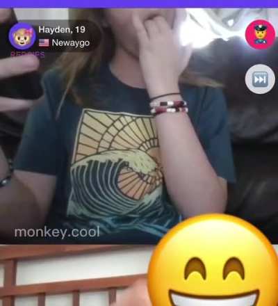 MonkeyApp Reaction, For Full Ws of Omegle and MonkeyApp Check Preview Group Link in Bio!