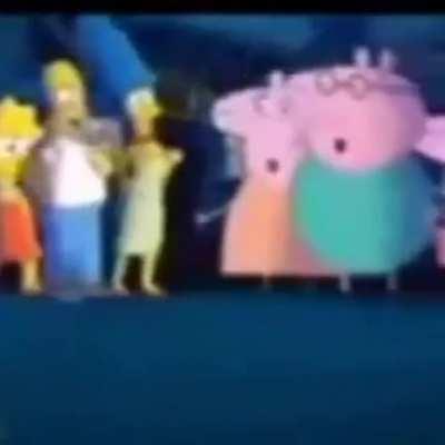 la familia simpson vs la familia de peppa pig