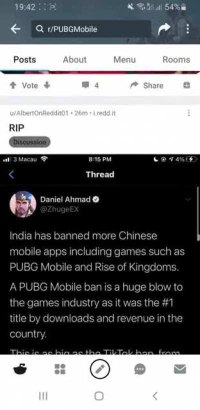 I think all get it know India ban Pubg. Is enough please 🙈🤷‍♂️✌