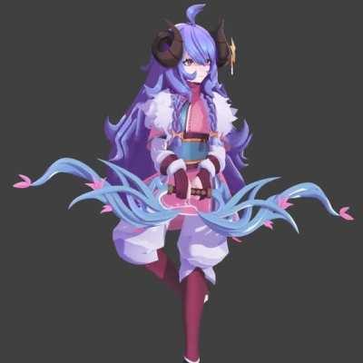 I made Spirit Blossom Kindred in 3d with Blender.