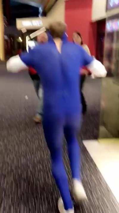 WCGW if I try to run around without being able to see through my Captain America mask