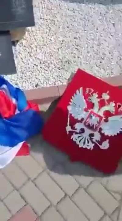 A country with a two headed chicken on its flag, will never beat a country with a fork on its flag!