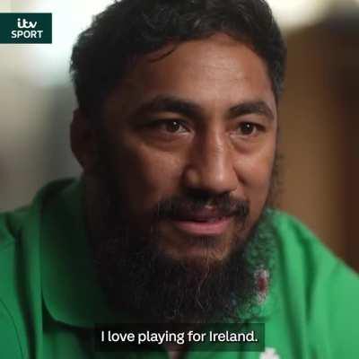 Bundee Aki just loves Ireland 🥹💚