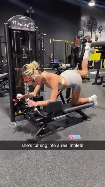 Working out with Taylor