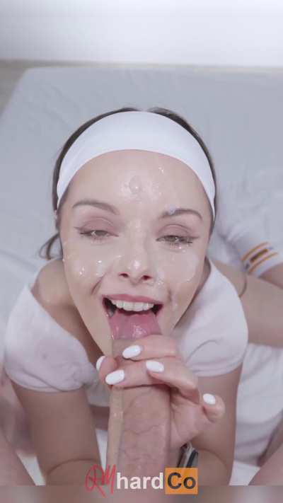 Getting my face covered with cum