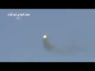 Syrian rebels shoot MiG-23 with AA guns (2012)