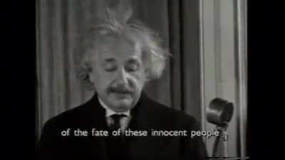 I just realised I never heard Einstein’s voice.