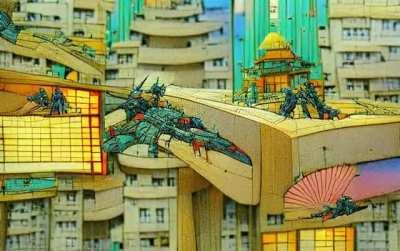 Explore Neo Tokyo in 3D with depth mapped zoom