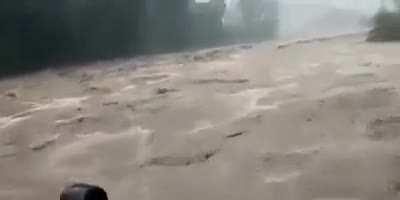 Crossing a Flooded Bridge