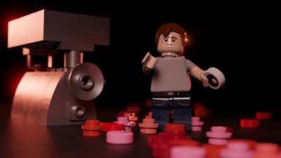 It had to happen, LEGO Jerma Meat Grinder Animation by me!