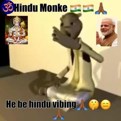 He be monke tho🙏🏾🙏🏾🇮🇳