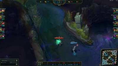 My friend having a little trouble taking scuttle