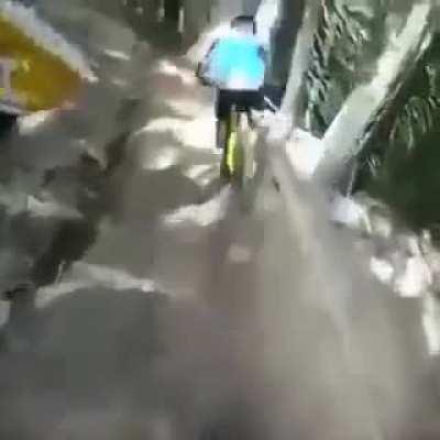 HMFT after nobody checks the path before we cycle down it..