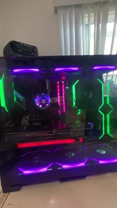 Just finished my first PC build decided to make it unit 01 themed