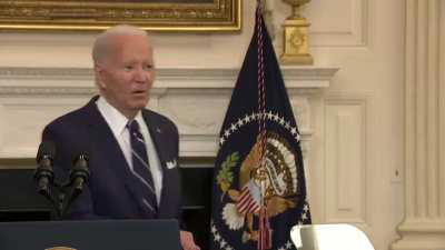 Joe Biden gives mic drop response to Trump over hostage release