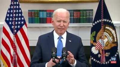 Biden attempts to tell Americans not to panic over gas shortages in their area