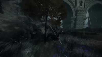 Never rush an unfamiliar area in a souls game!