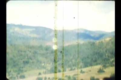 Potentially explosive straw huts, F-4 gun cam